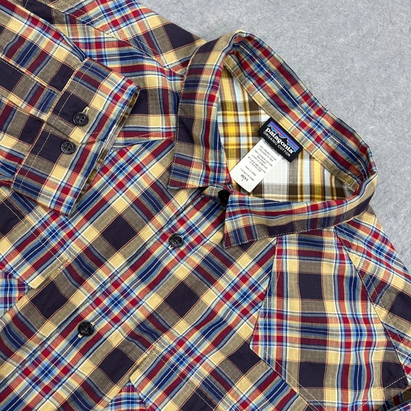 Patagonia Other - Patagonia Good Shirt Mens Large Multi Plaid Cotton Western Long Sleeve Button Up